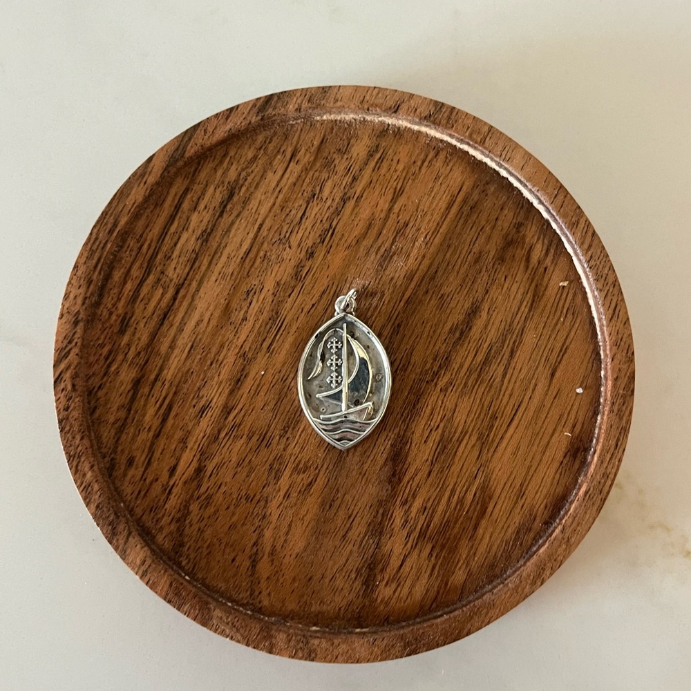 James avery retired Sailboat Pendant